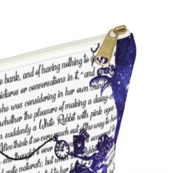Alice In Wonderland Book Page Accessory Pouch For Book Lovers -Home Fashion Store 01d3f5c70cf530fd2951a0799495528a