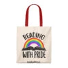 Reading With Pride Canvas Tote Bag - Vintage Style -Home Fashion Store 03e436b4fc6515e89f57d7811f9c33a8