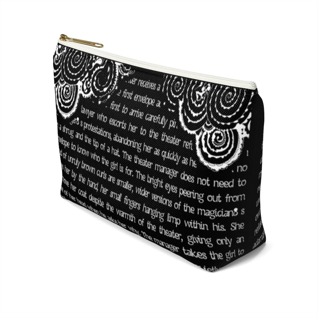 The Night Circus Book Page Accessory Pouch For Book Lovers 6 The Night Circus Book Page Accessory Pouch For Book Lovers - Image 4