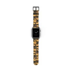 Yellow Bookish Pattern Design Watch Band For Apple Watch -Home Fashion Store 0c4b82c71b9c2cad765d72351145d197