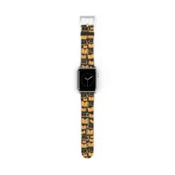 Yellow Bookish Pattern Design Watch Band For Apple Watch -Home Fashion Store 0ca4693d63ab4ef73df879f117ae7730