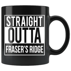 "Fraser's Ridge"11oz Black Mug