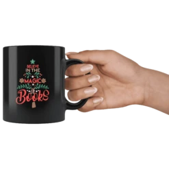"The Magic Of Books"11oz Black Mug 8 "The Magic Of Books"11oz Black Mug -Home Fashion Store 0lpnamcv6byqt3zdfg1yg8ej