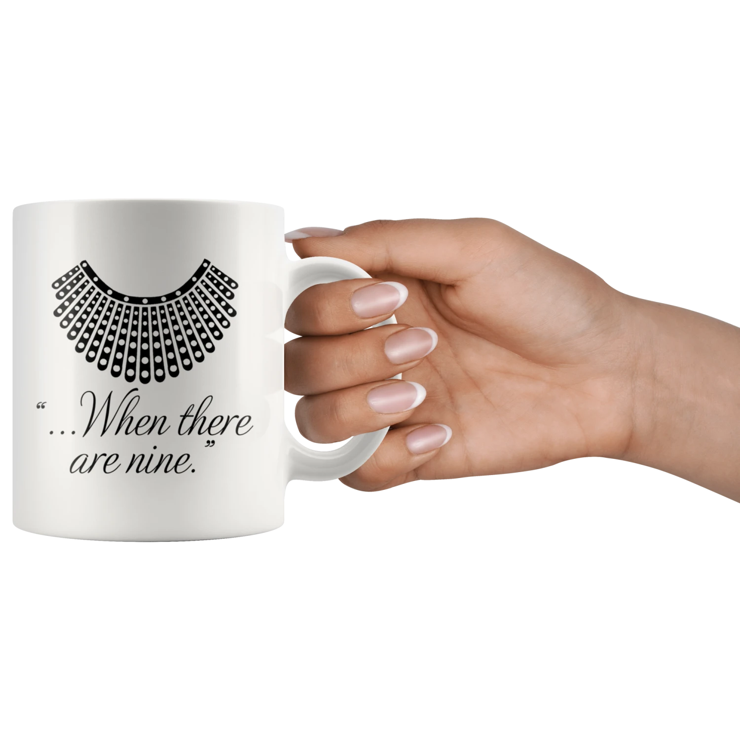 "When There Are Nine"11oz Black Mug 5 "When There Are Nine"11oz Black Mug - Image 3