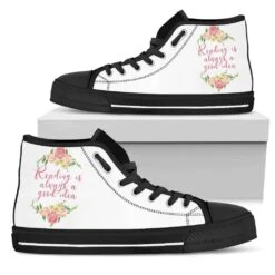 "Reading"Bookish High Top Women's Shoes
