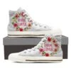 Women's High Top Floral White/Black -Home Fashion Store 10230 0 0x2 76af11fd a1af 4387 825f 1f0995cd9bc1
