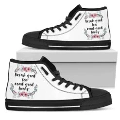 "Good Books"Bookish High Top Women's Shoes