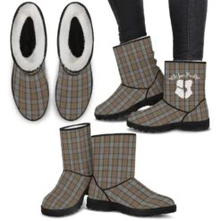 "Je Suis Prest"Outlander Faux Fur Boots