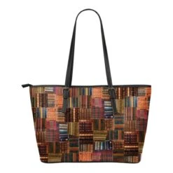 Book Spine Leather Totes