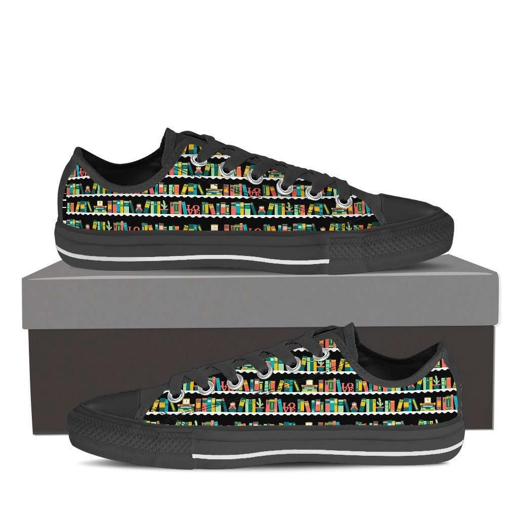 Bookshelves Low Top Women's Shoes 4 Bookshelves Low Top Women's Shoes - Image 2