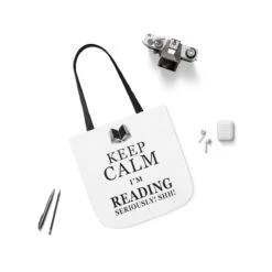 Keep Calm I'm Reading Canvas Tote Bag - Vintage Style -Home Fashion Store 12adb4b53143592fd6411b57ea759217