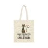 Cats & Books Canvas Tote Bag -Home Fashion Store 14907478077501881044 2048