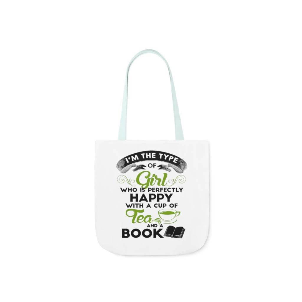 A Cup Of Tea And A Book Canvas Tote Bag - Vintage Style 16 A Cup Of Tea And A Book Canvas Tote Bag - Vintage Style - Image 14