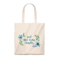 One More Chapter Floral Canvas Tote Bag - Vintage Style -Home Fashion Store 165c94b12aae3884d63bb3bf29d3d180