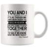 "You And I"11oz White Mug -Home Fashion Store 166yuwjtg5d6750xmbvqwws0