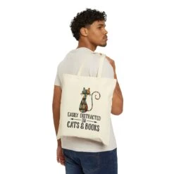 Cats & Books Canvas Tote Bag 9 Cats & Books Canvas Tote Bag -Home Fashion Store 18164381707553198262 2048