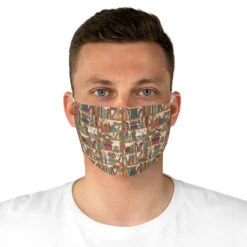 Bookish Pattern Fabric Face Mask -Home Fashion Store 1cef0033b7960ad3b820cb80784dc2db