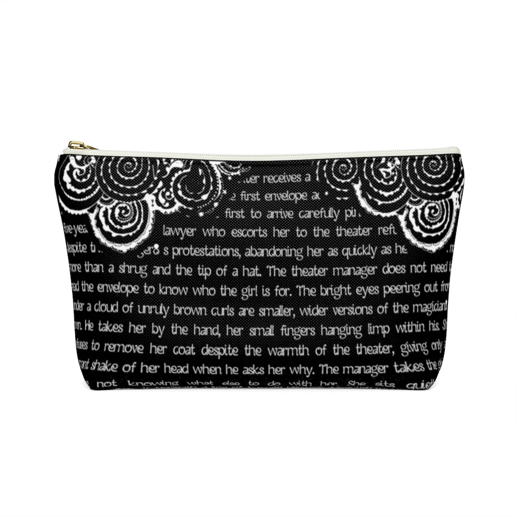 The Night Circus Book Page Accessory Pouch For Book Lovers 5 The Night Circus Book Page Accessory Pouch For Book Lovers - Image 3