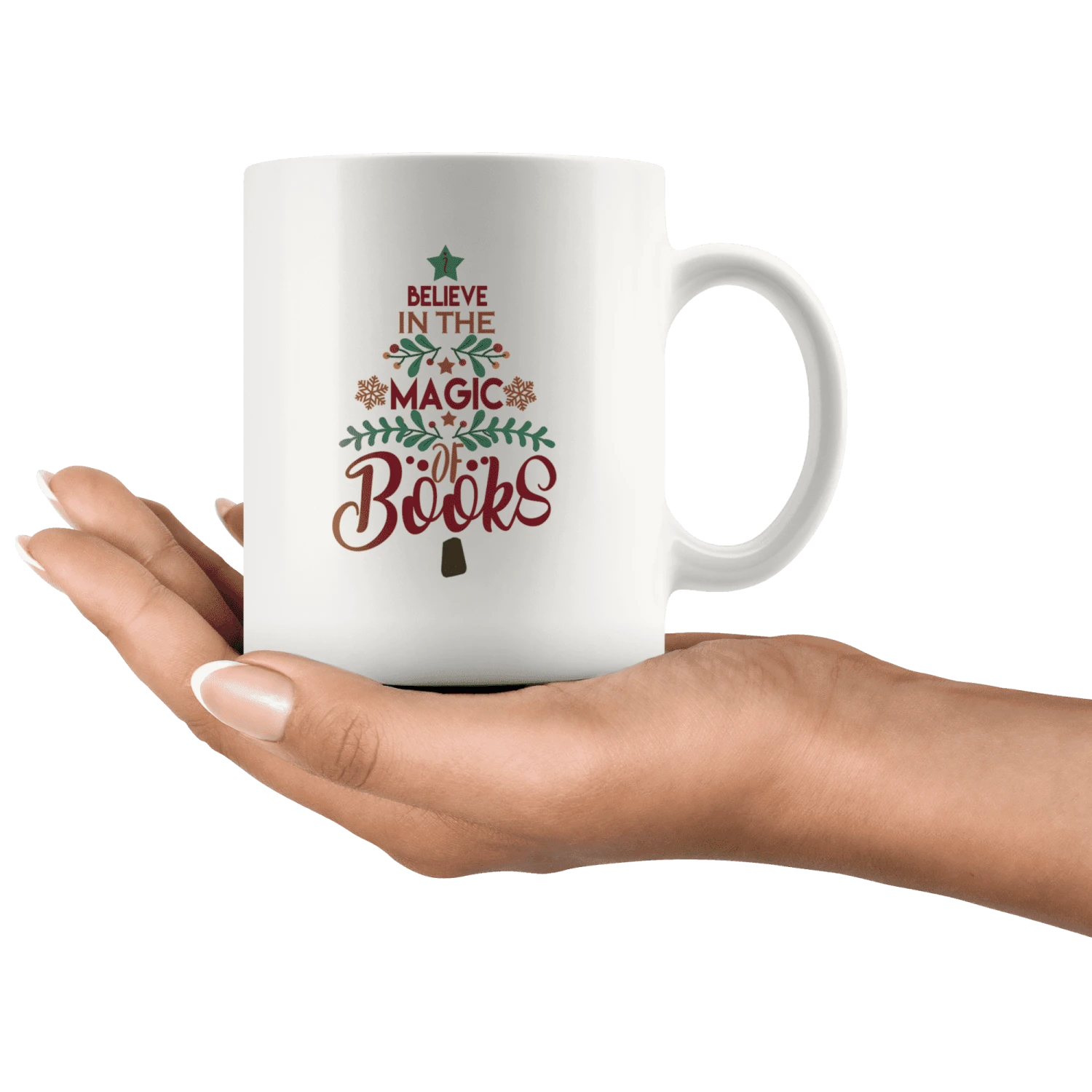 "The Magic Of Books"11oz White Mug 4 "The Magic Of Books"11oz White Mug - Image 2
