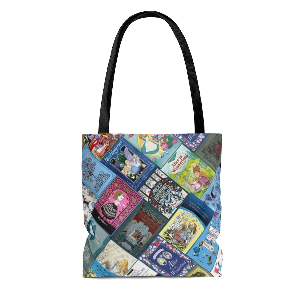 Alice In Wonderland Book Covers Tote Bag 4 Alice In Wonderland Book Covers Tote Bag - Image 2