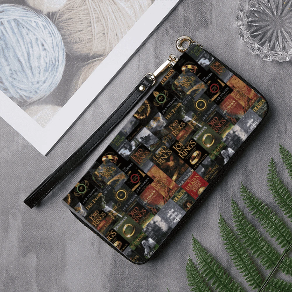 "Lord Of The Rings"Men And Women's PU Leather Wallet Around Long Clutch Purse 4 "Lord Of The Rings"Men And Women's PU Leather Wallet Around Long Clutch Purse - Image 2