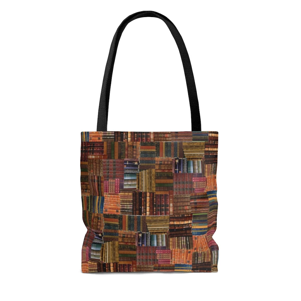 Book Lover Bookish Pattern Tote Bag 4 Book Lover Bookish Pattern Tote Bag - Image 2