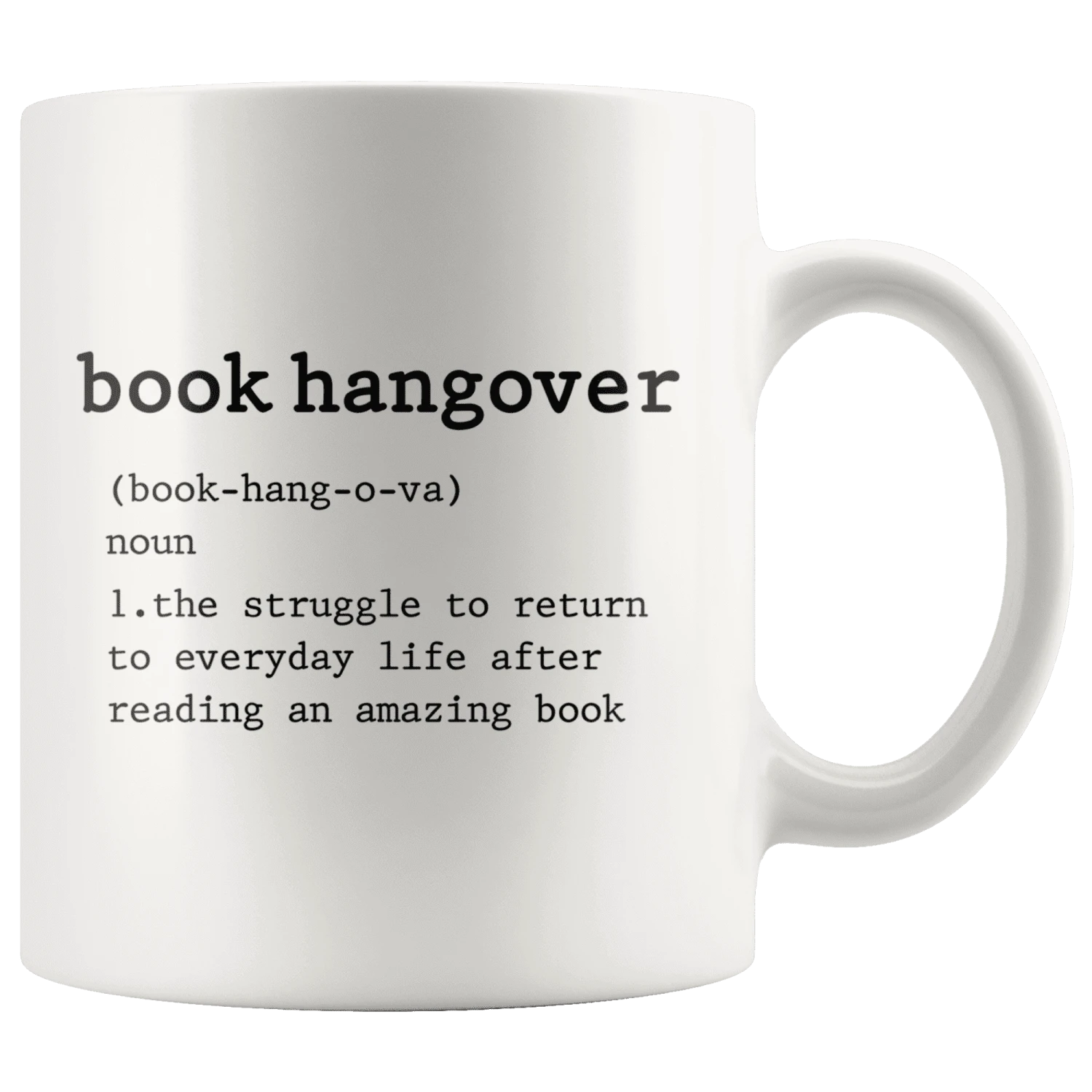 "book Hangover"11oz White Mug 3 "book Hangover"11oz White Mug