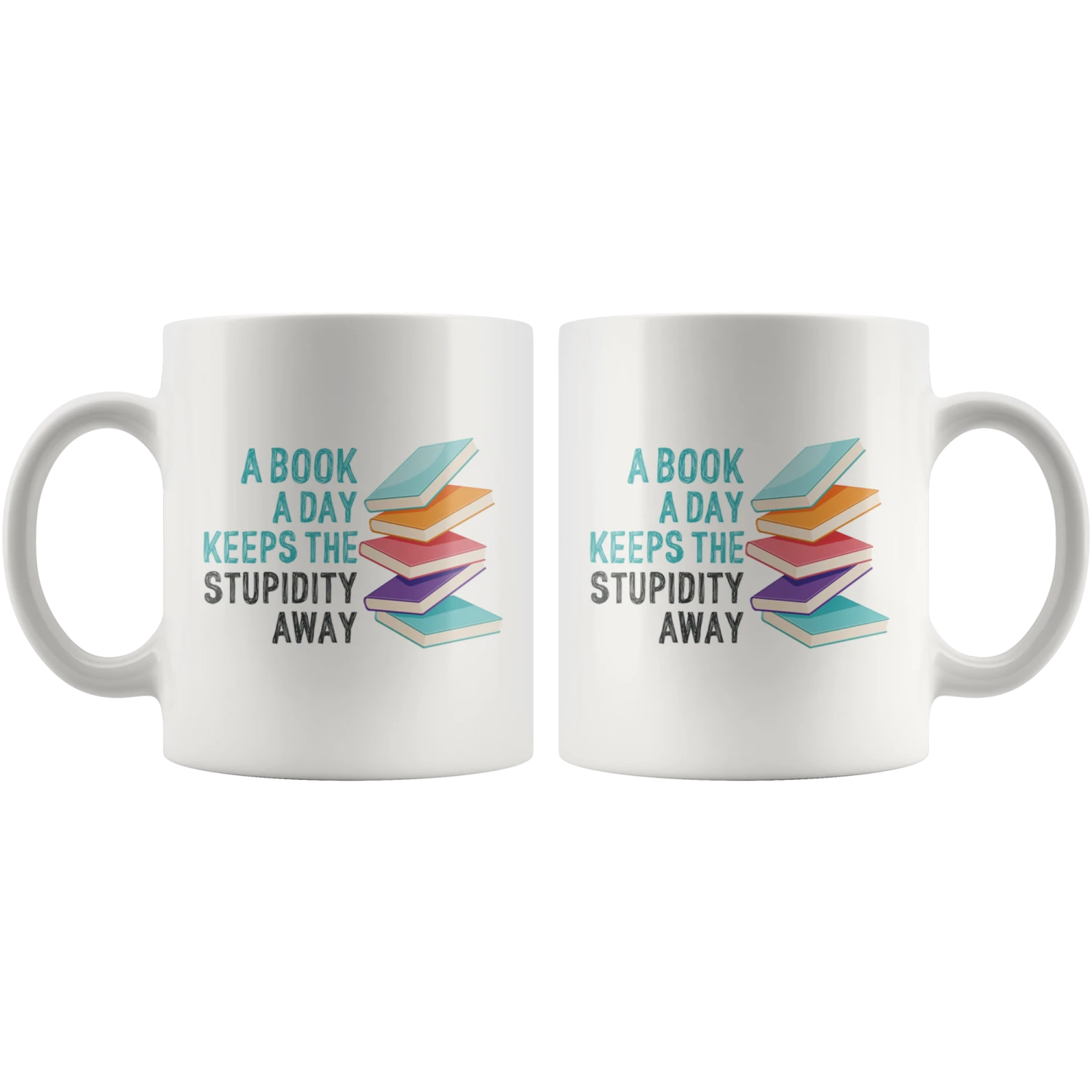 "A Book A Day"11oz White Mug 6 "A Book A Day"11oz White Mug - Image 4