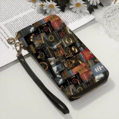 "Lord Of The Rings"Men And Women's PU Leather Wallet Around Long Clutch Purse 8 "Lord Of The Rings"Men And Women's PU Leather Wallet Around Long Clutch Purse -Home Fashion Store 38388a6b0929463025f88c74e7c3bfc9