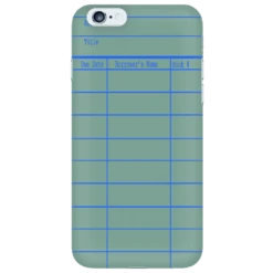 Library Card Phone Case Green -Home Fashion Store 3AKb3CX3TLwsGjzt8cLMfM3yCWksFP 242 front