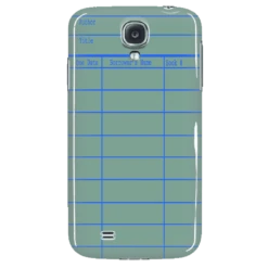 Library Card Phone Case Green