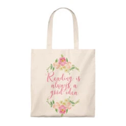 Reading Floral Canvas Tote Bag - Vintage Style 7 Reading Floral Canvas Tote Bag - Vintage Style -Home Fashion Store 3d93a29d248e62021492a30b1a241dc0