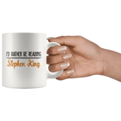 "I'd Rather Be Reading SK"11oz White Mug -Home Fashion Store 42w18cwswlqria6aedubst58