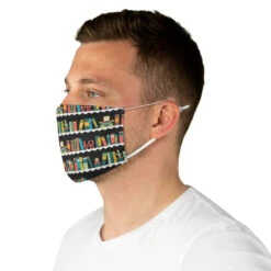 Love Books Spines Fabric Face Mask 11 Love Books Spines Fabric Face Mask -Home Fashion Store 489153d3a608a73dff30c14608abb761