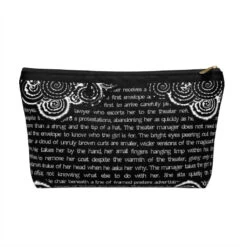 The Night Circus Book Page Accessory Pouch For Book Lovers 33 The Night Circus Book Page Accessory Pouch For Book Lovers -Home Fashion Store 495221a60d099469eddddf08c134e693