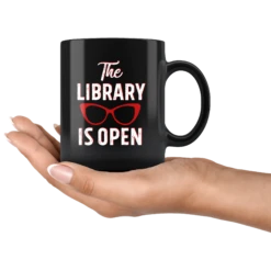 Rupaul"The Library Is Open"11oz Black Mug -Home Fashion Store 506lp8k2r0b6dr9fyvhvzkuh