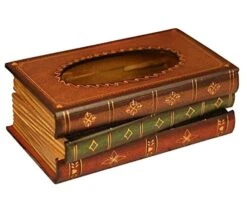 Retro Style Book Shape Tissue Box