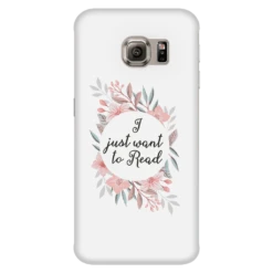 Want To Read Floral Phone Case White -Home Fashion Store 55WDGt3G4bhWH226PDw77HxUeMLG8H 3756 front