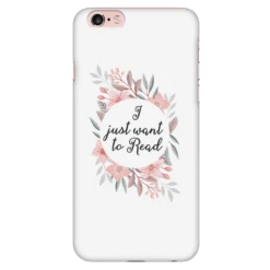 Want To Read Floral Phone Case White -Home Fashion Store 55WDGt3G4bhWH226PDw77HxUeMLG8H 9019 front