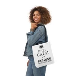 Keep Calm I'm Reading Canvas Tote Bag - Vintage Style -Home Fashion Store 5e037ae88fb210b2a3284a633d8d0763
