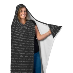 The Lion, The Witch And The Wardrobe Book Page Hooded Blanket -Home Fashion Store 5sawccs1k1gss1bimpm50ac8