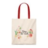 Time To Read Floral Canvas Tote Bag - Vintage Style -Home Fashion Store 65be49d61641599efbc5f548aeac6e1a