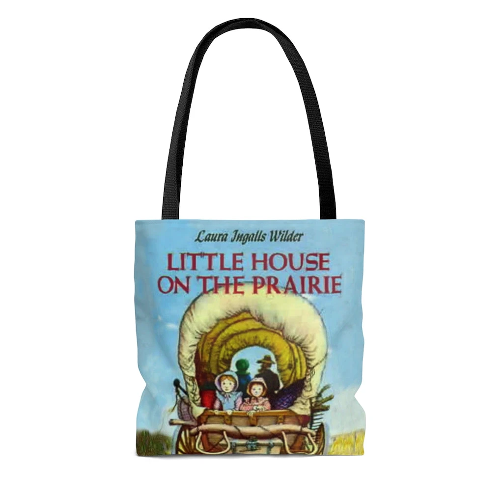 Little House On The Prairie Book Cover Tote Bag 4 Little House On The Prairie Book Cover Tote Bag - Image 2