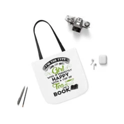 A Cup Of Tea And A Book Canvas Tote Bag - Vintage Style 32 A Cup Of Tea And A Book Canvas Tote Bag - Vintage Style -Home Fashion Store 6cbf0ef18e5a02239434c8221b085006