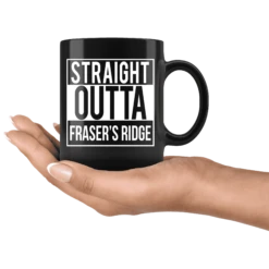"Fraser's Ridge"11oz Black Mug -Home Fashion Store 6p829eyk34ra0a7yjn11wv03