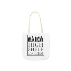 High Shelf Esteem Canvas Tote Bag - Vintage Style -Home Fashion Store 73c110f73c57291e35c404eed86bca09