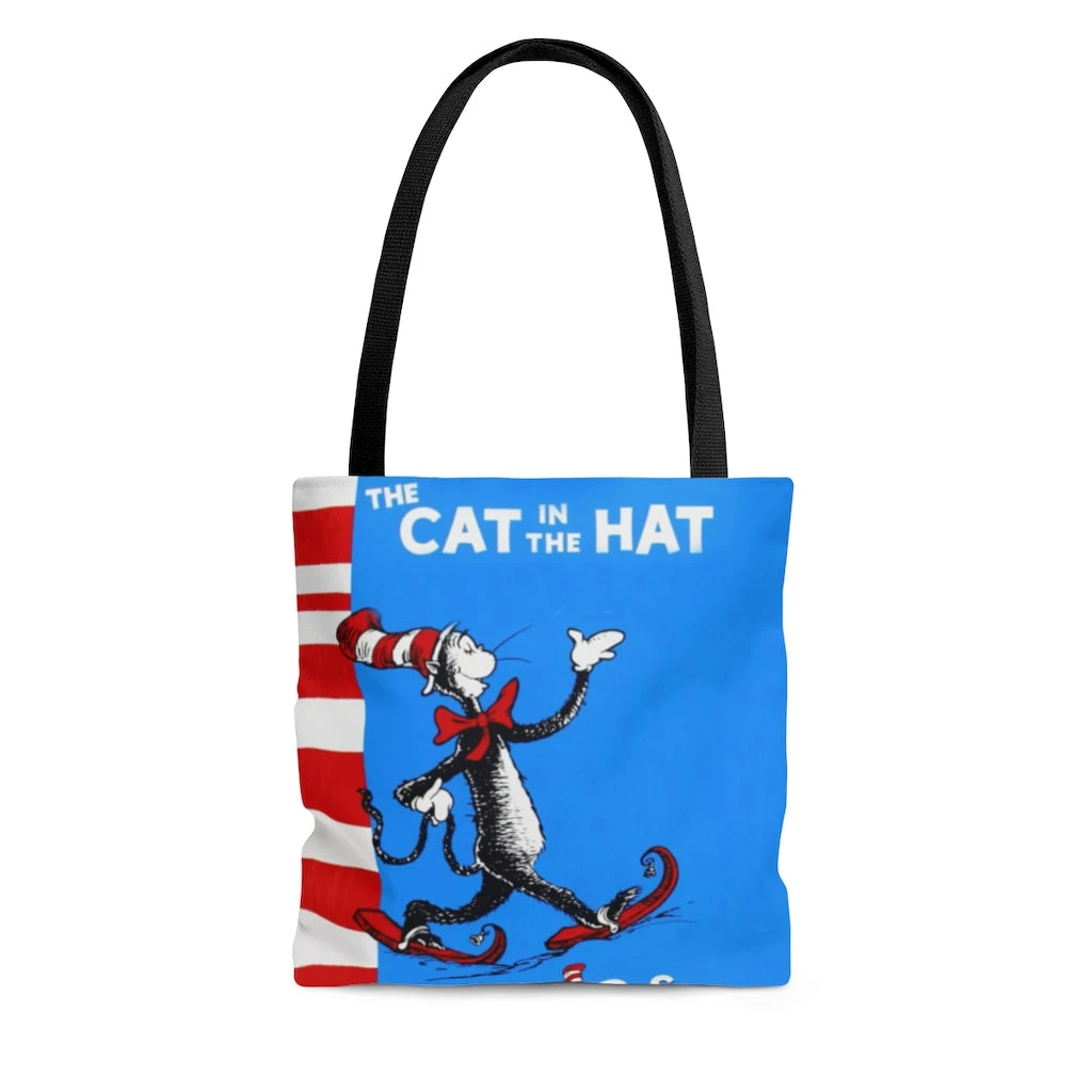 The Cat In The Hat Book Cover Tote Bag 3 The Cat In The Hat Book Cover Tote Bag