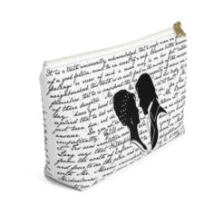Pride And Prejudice Book Page Accessory Pouch For Book Lovers