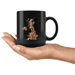 "UK Bookish Map"11oz Black Mug -Home Fashion Store 7ytmw4uz9u6veiy214uxdppl