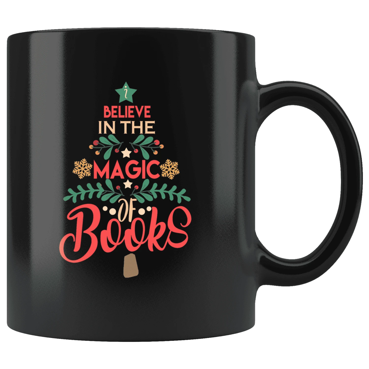 "The Magic Of Books"11oz Black Mug 3 "The Magic Of Books"11oz Black Mug